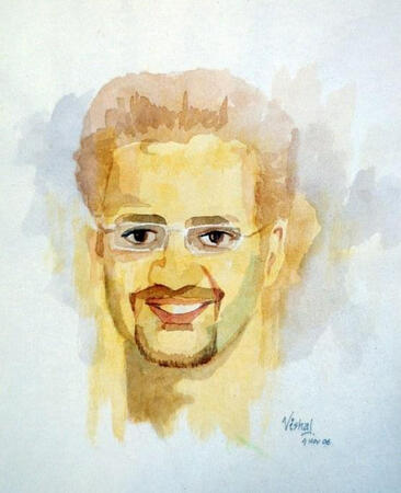 Self Portrait (Water colour, 2006)